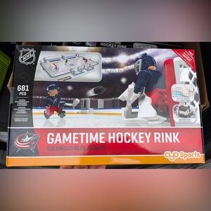 OYO Sports Columbus Blue Jackets Gametime Hockey Rink Set